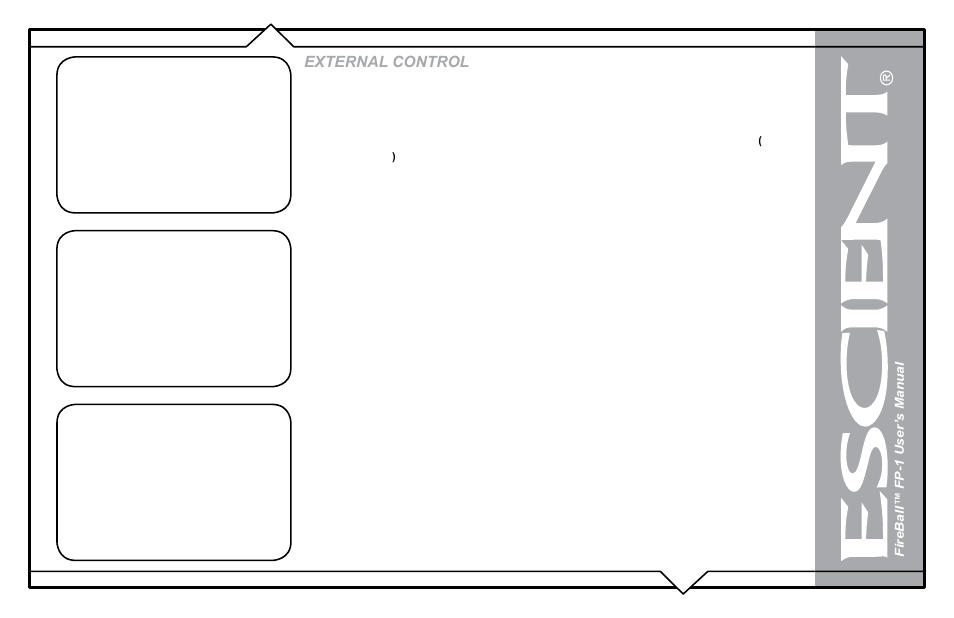 External control | Flying Pig Systems FireBallTM FP-1 User Manual | Page 60 / 77