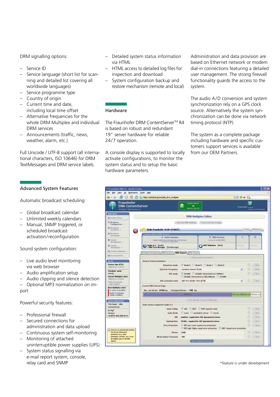 Fraunhofer-Gesellschaft Fraunhofer DRM ContentServer R4 User Manual | Page 3 / 4