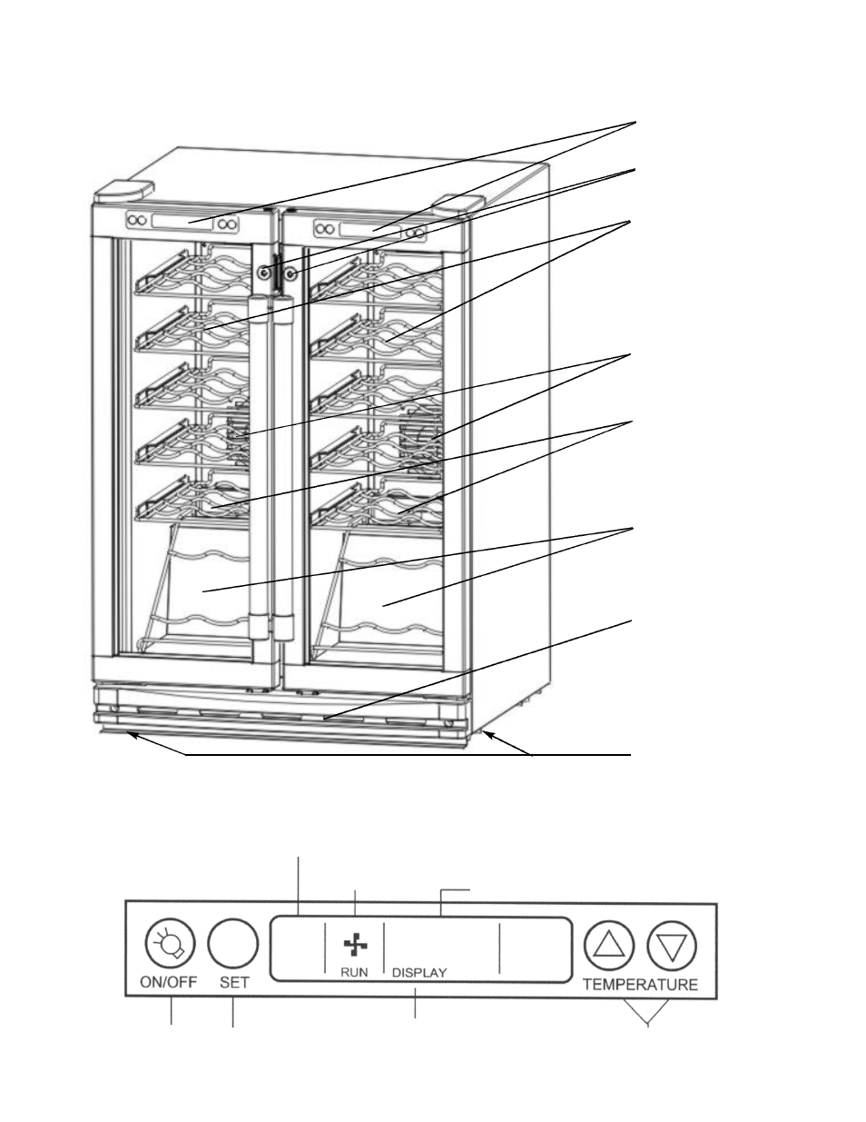 Ubicación de componentes, Tablero de control | Franklin Industries, L.L.C. FWC36 User Manual | Page 22 / 28