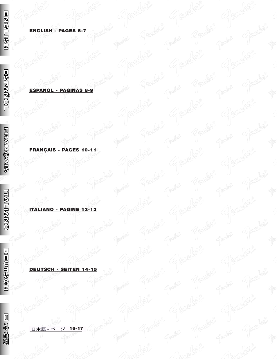 Fender Bassman 400 User Manual | Page 2 / 20