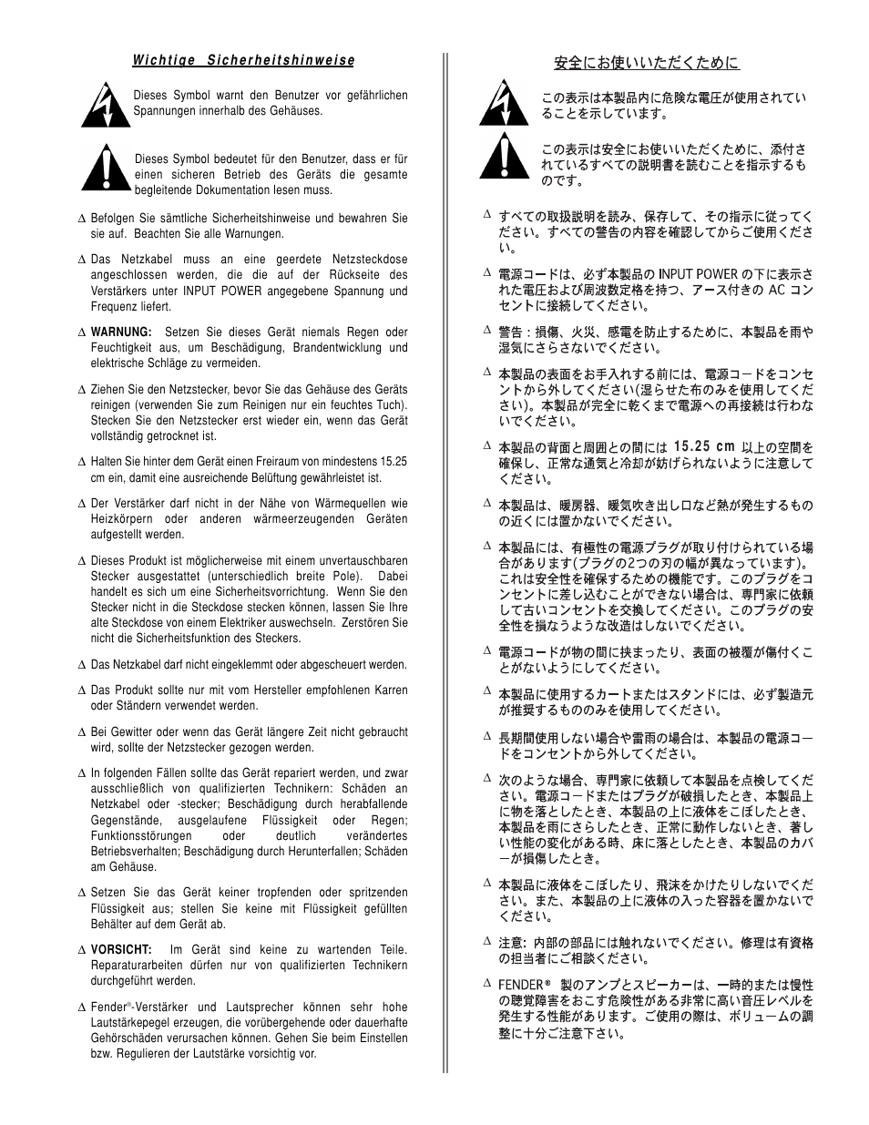 Fender Bassman 400 User Manual | Page 5 / 20