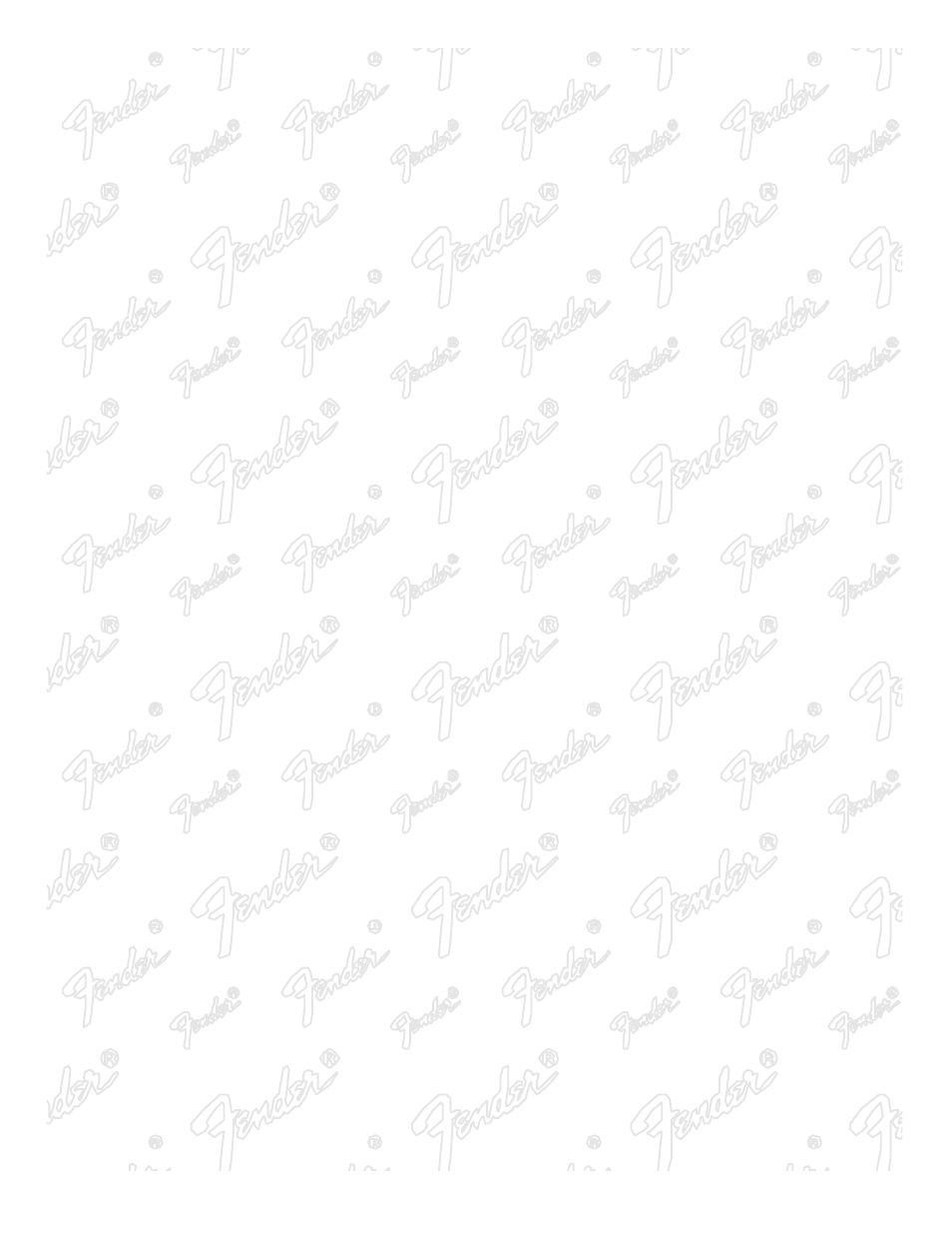 Fender Stage 160 User Manual | Page 16 / 16