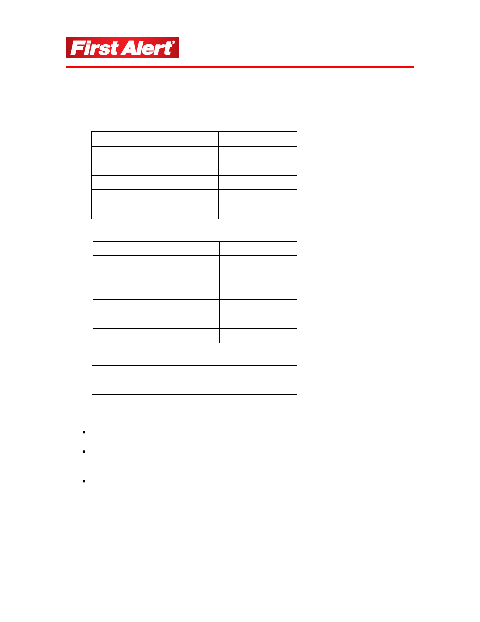 General, Camera, Wireless | First Alert Family Monitor DWB-700 User Manual | Page 10 / 12