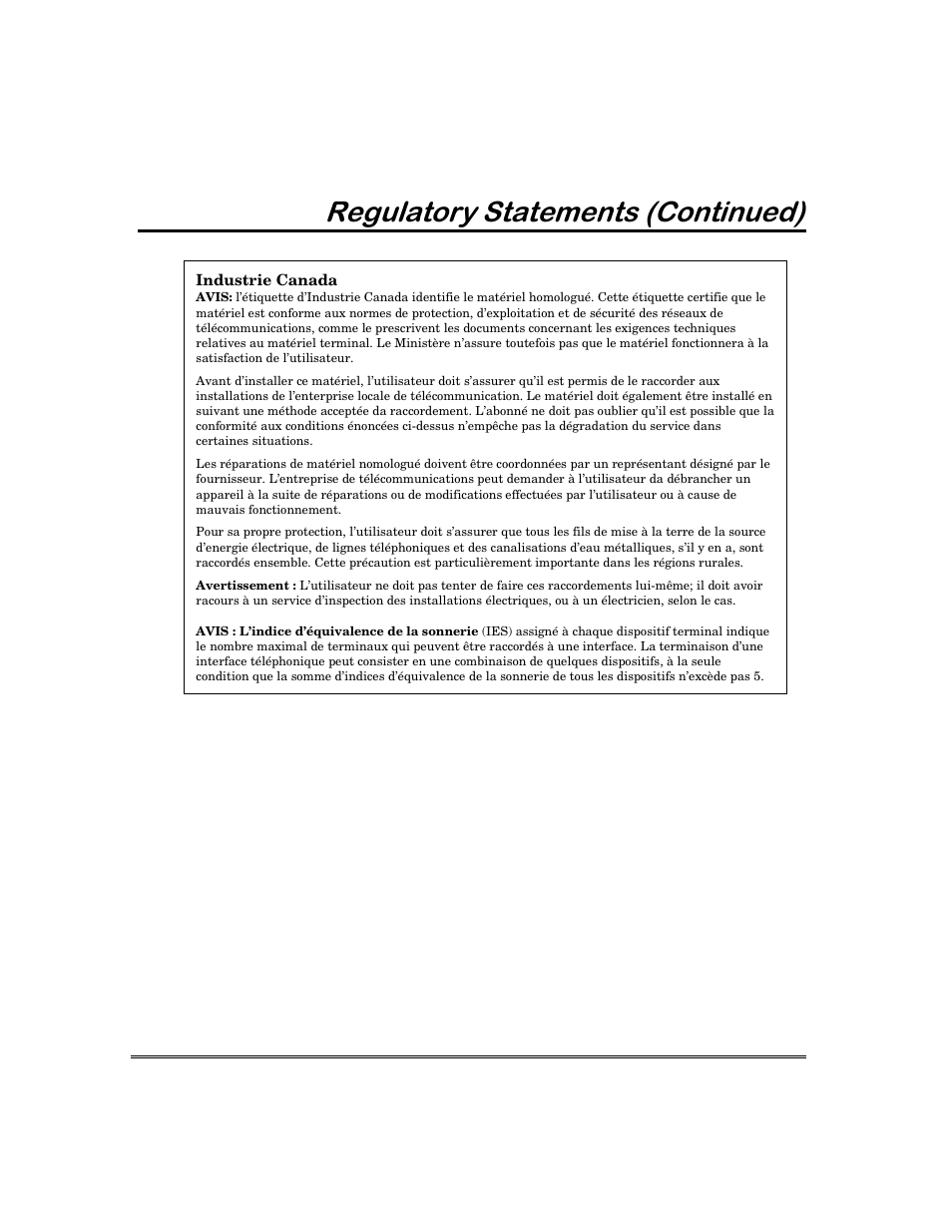 5hjxodwru\6wdwhphqwv &rqwlqxhg | First Alert FA168C User Manual | Page 49 / 56