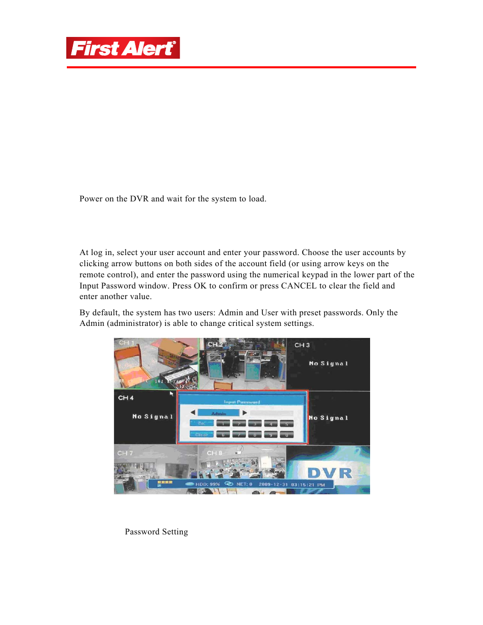 Getting started | First Alert 8800 User Manual | Page 17 / 107