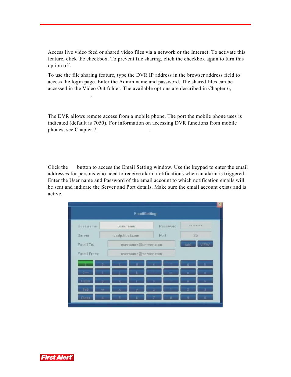 First Alert 8800 User Manual | Page 54 / 107