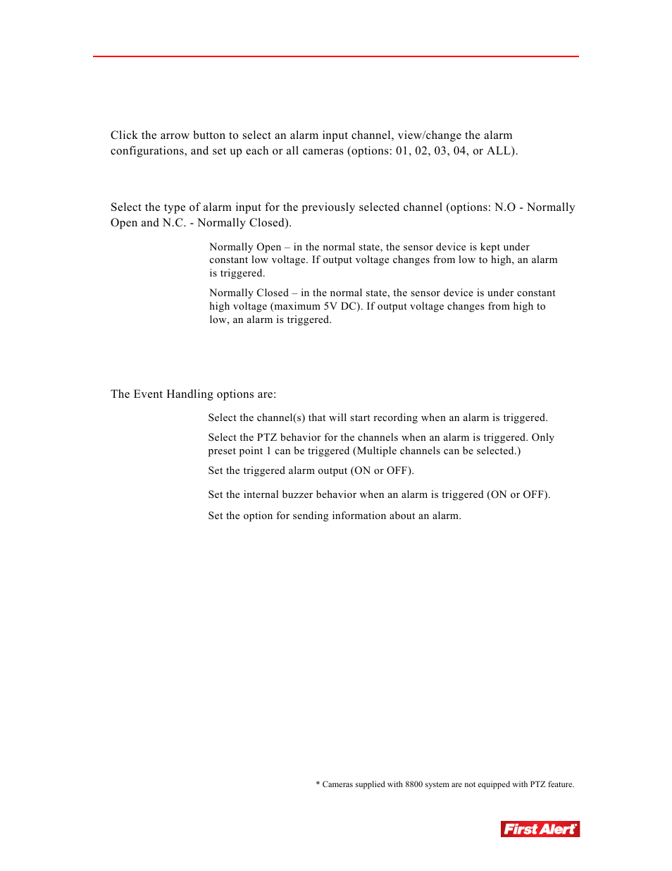 First Alert 8800 User Manual | Page 57 / 107