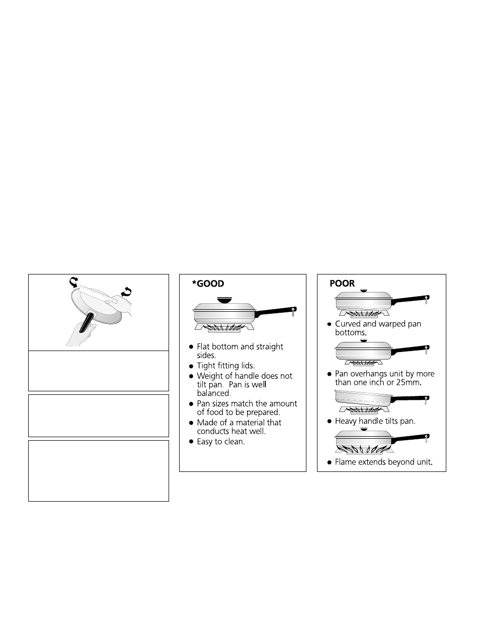 Selecting surface cooking utensils | FRIGIDAIRE 318200852 User Manual | Page 6 / 24