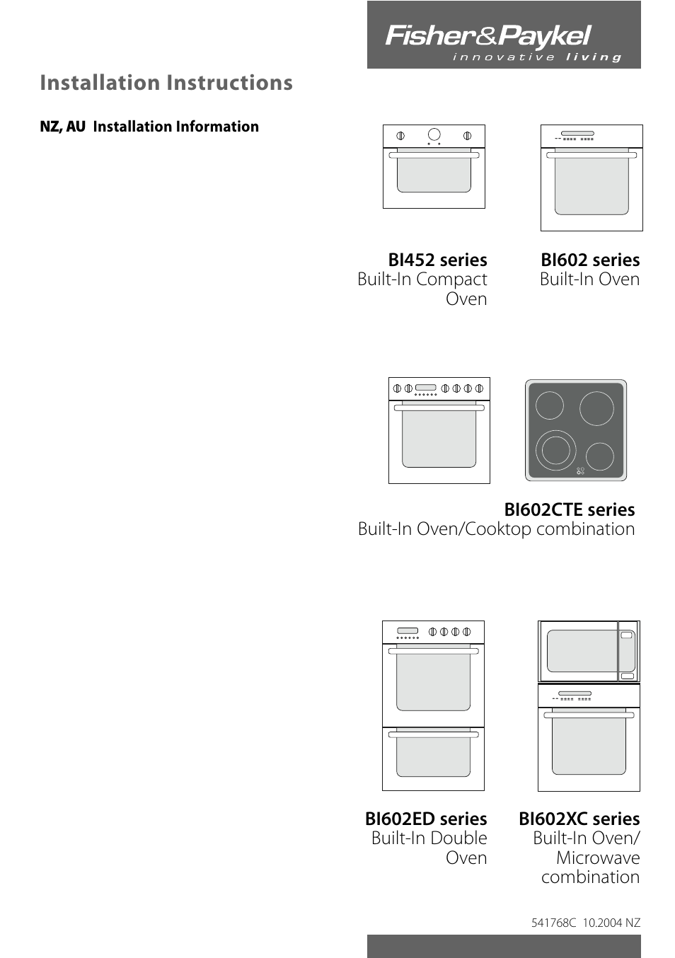 Fisher & Paykel NZ User Manual | 8 pages