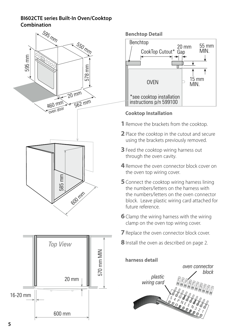Top view | Fisher & Paykel NZ User Manual | Page 6 / 8