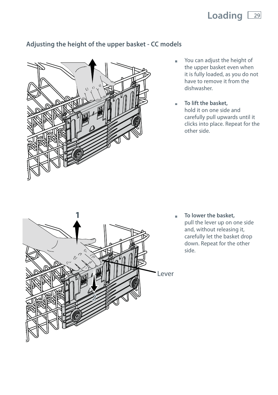 Loading | Fisher & Paykel DW60CE User Manual | Page 31 / 48
