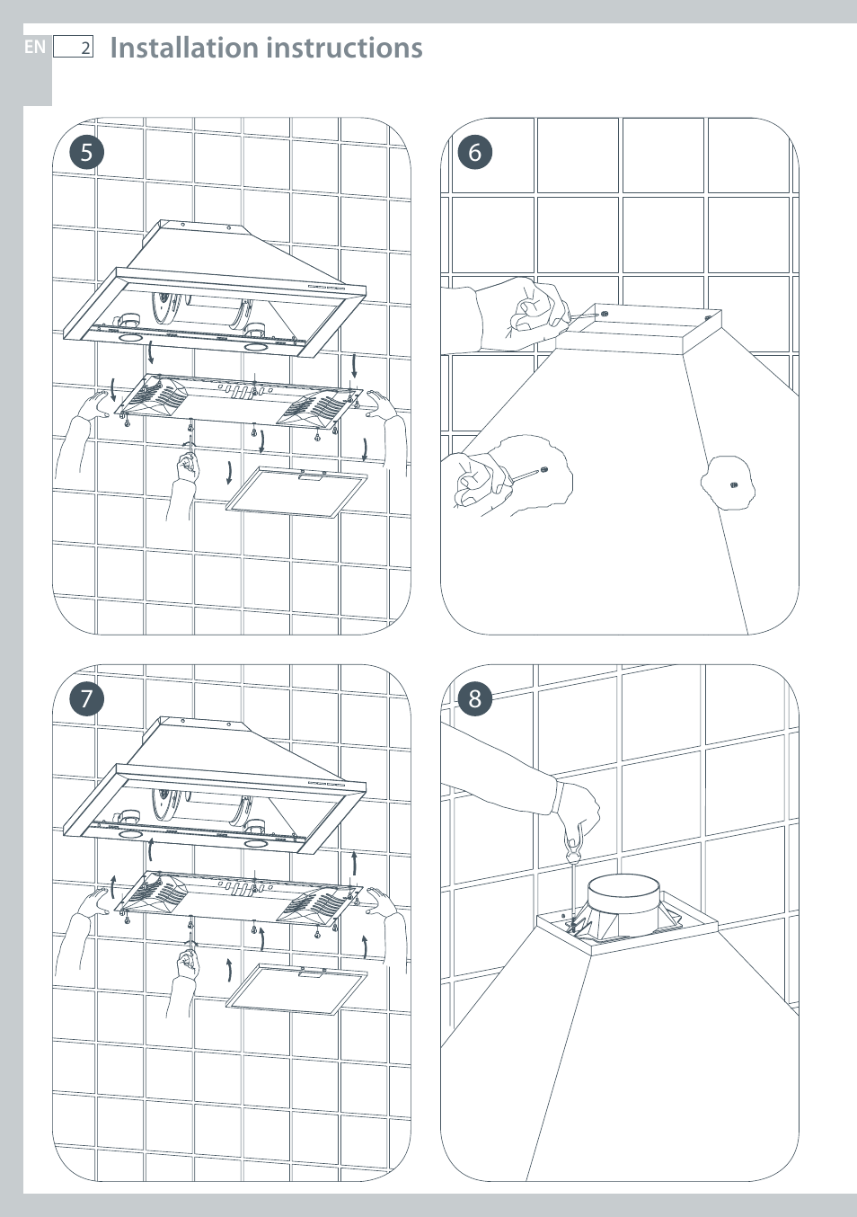 Installation instructions | Fisher & Paykel HC60CGX1 User Manual | Page 4 / 80