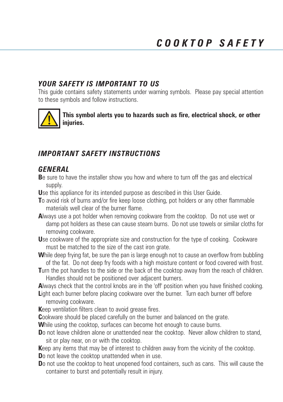 Fisher & Paykel GC901M User Manual | Page 6 / 24