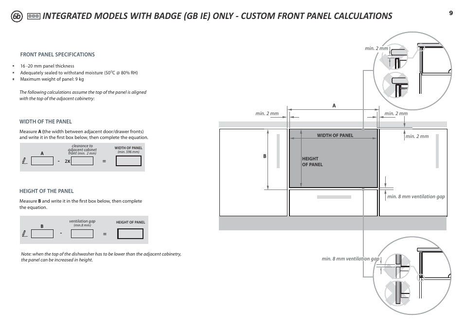 Fisher & Paykel DD60S 7 User Manual | Page 9 / 23