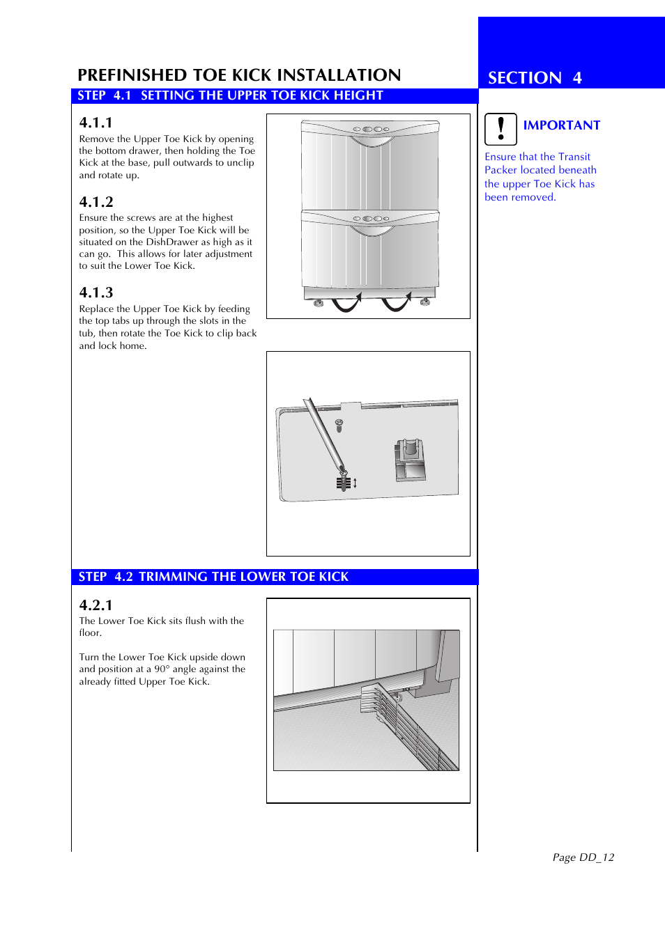 Fisher & Paykel DD602I User Manual | Page 13 / 24
