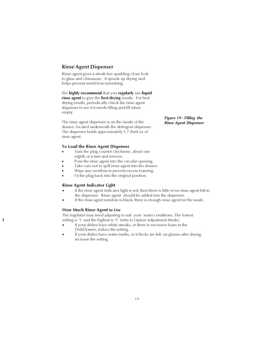 Rinse agent dispenser | Fisher & Paykel DS602 User Manual | Page 20 / 37