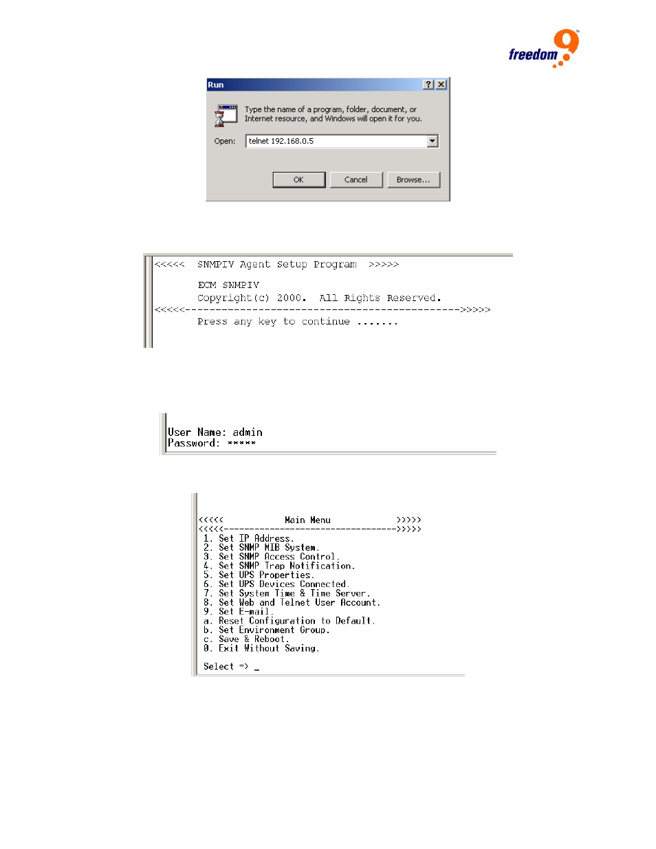 Freedom9 FREEVIEW 80 User Manual | Page 32 / 36