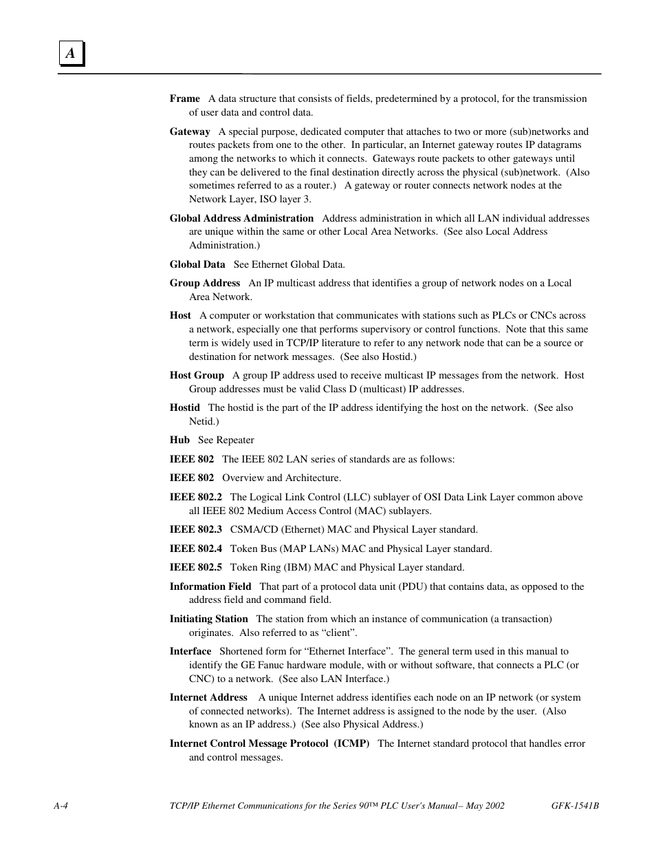 FANUC Robotics America GFK-1541B User Manual | Page 197 / 240