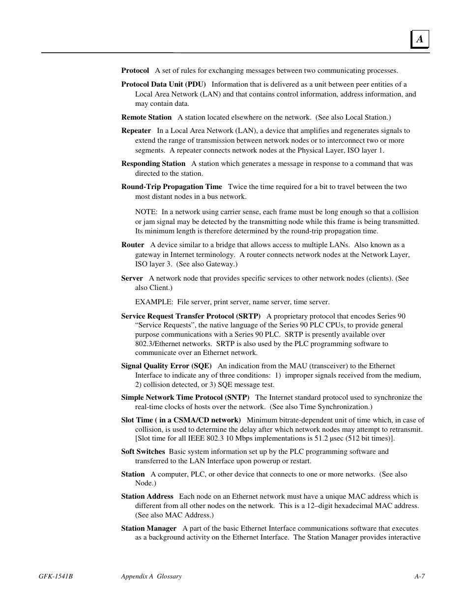 FANUC Robotics America GFK-1541B User Manual | Page 200 / 240