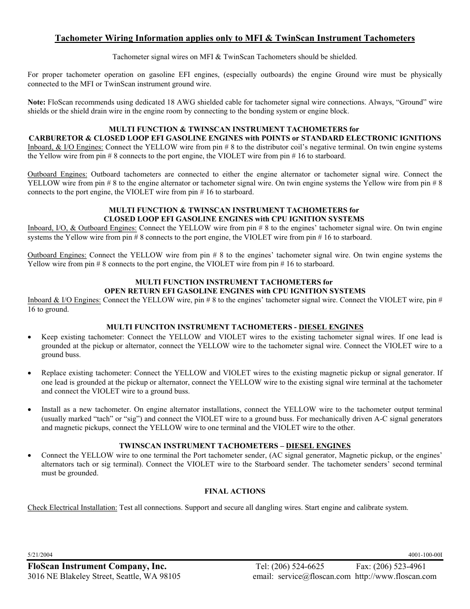 Floscan Instrument TWINSCAN 3TB013U User Manual | Page 11 / 18