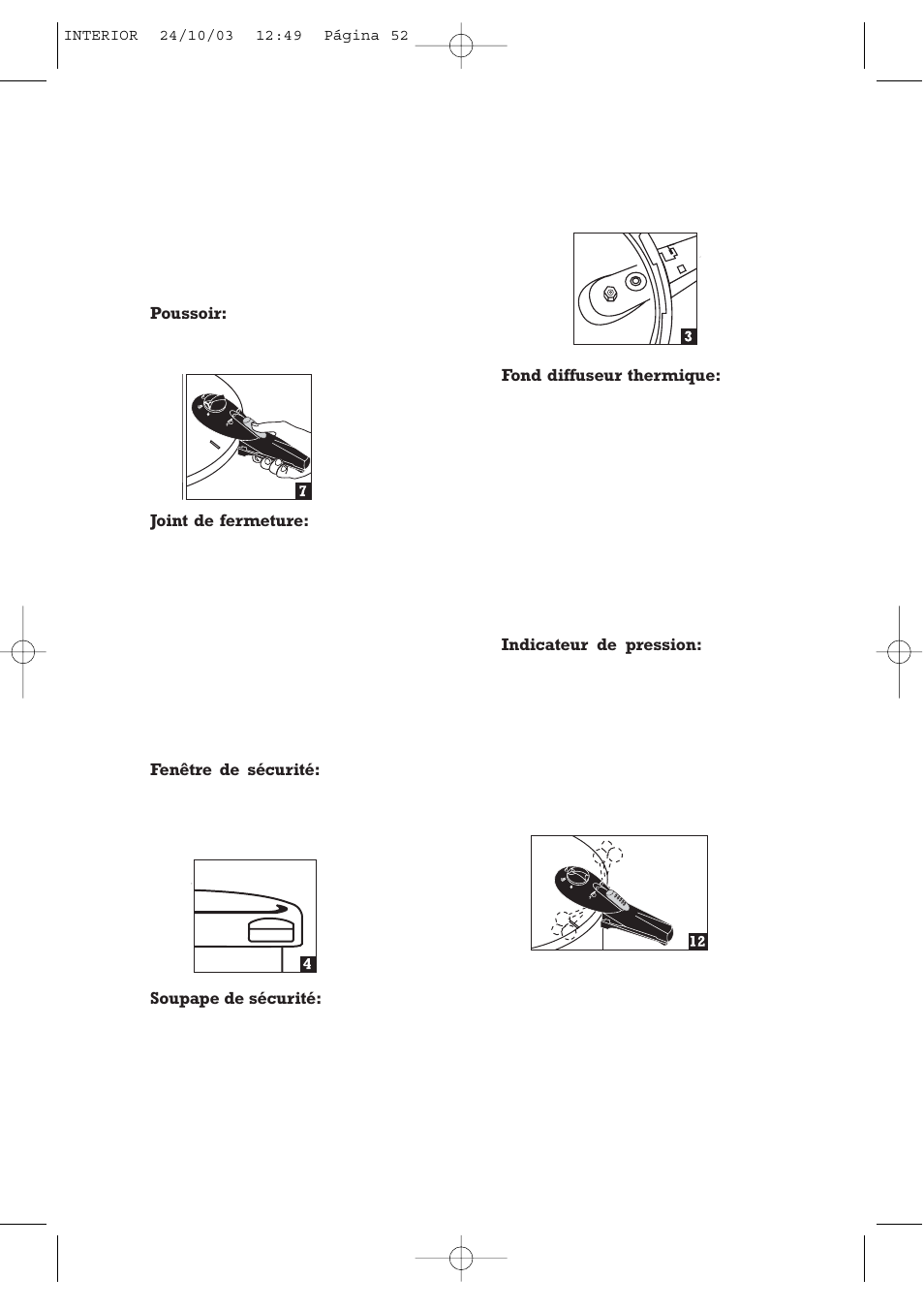 Fagor America FAGOR SPLENDID PRESSURE COOKER User Manual | Page 52 / 68