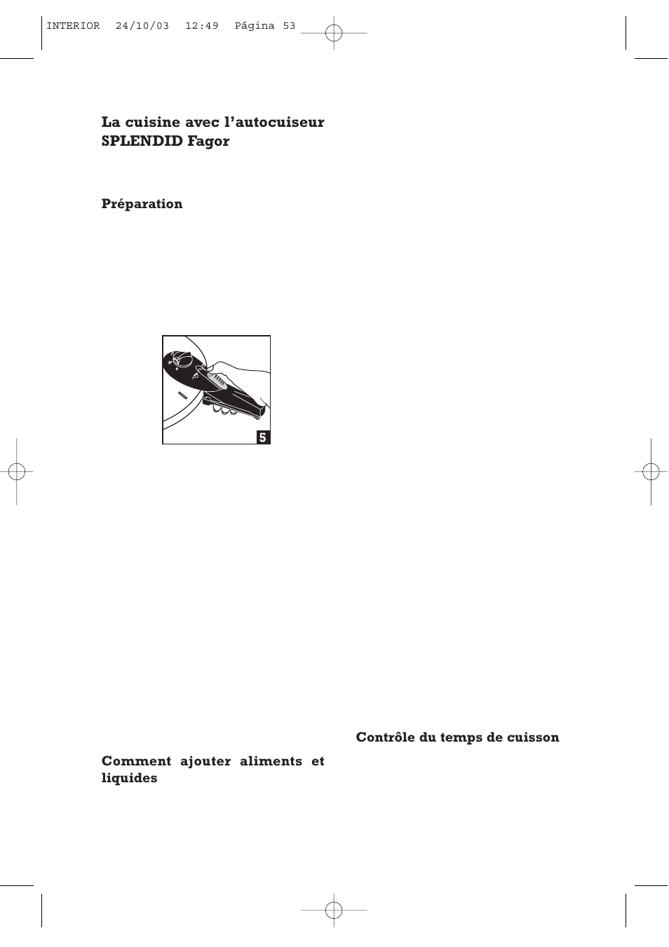 La cuisine avec l’autocuiseur splendid fagor | Fagor America FAGOR SPLENDID PRESSURE COOKER User Manual | Page 53 / 68