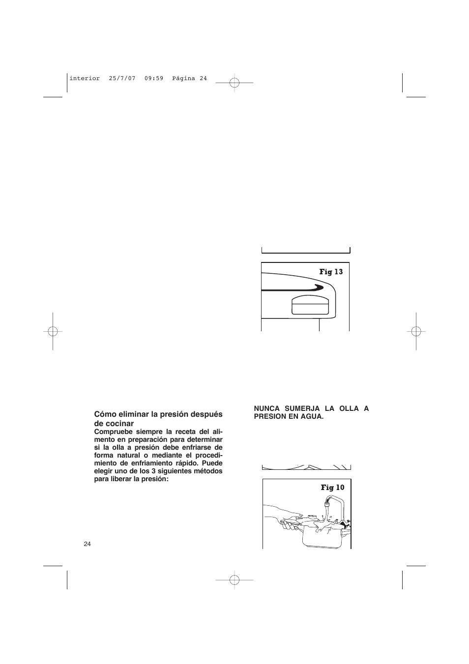 Fagor America uCOOK PRESSURE COOKER SET User Manual | Page 24 / 48