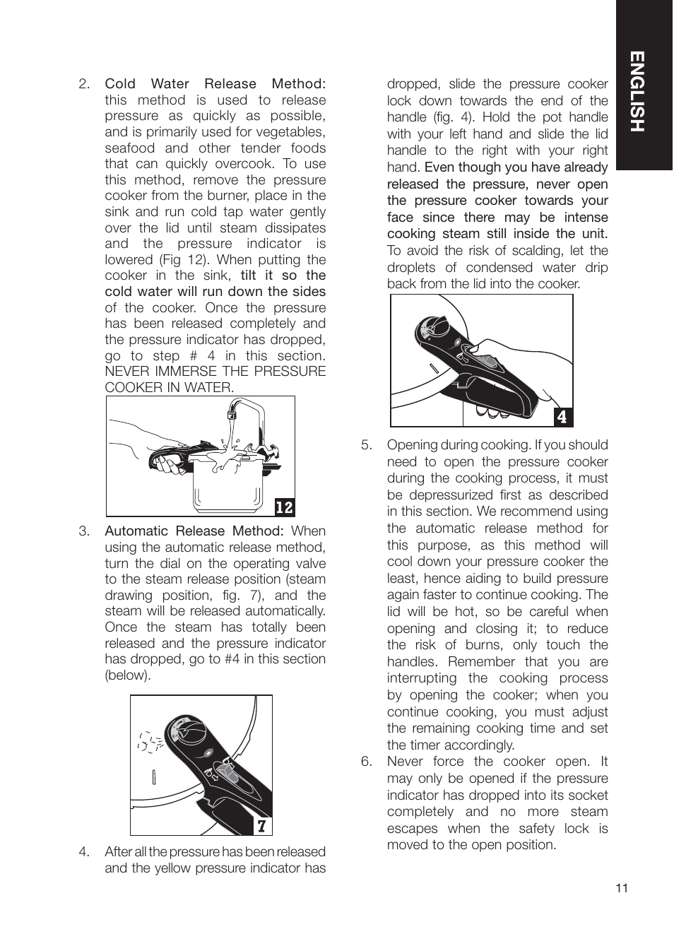 English | Fagor America Electric Pressure Cooker User Manual | Page 11 / 76