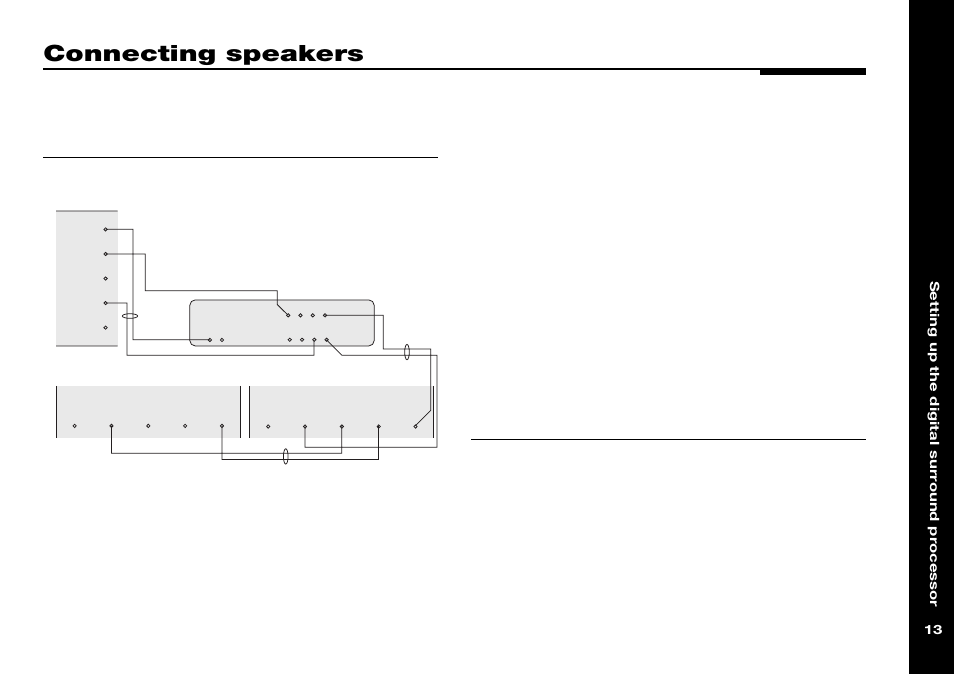 Connecting speakers, Meridian active loudspeakers, connecting, Speakers, connecting | Meridian Audio 565 User Manual | Page 17 / 66