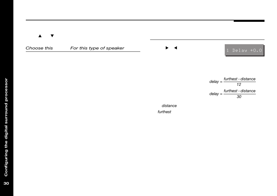 Setting up, Output delay | Meridian Audio 565 User Manual | Page 34 / 66