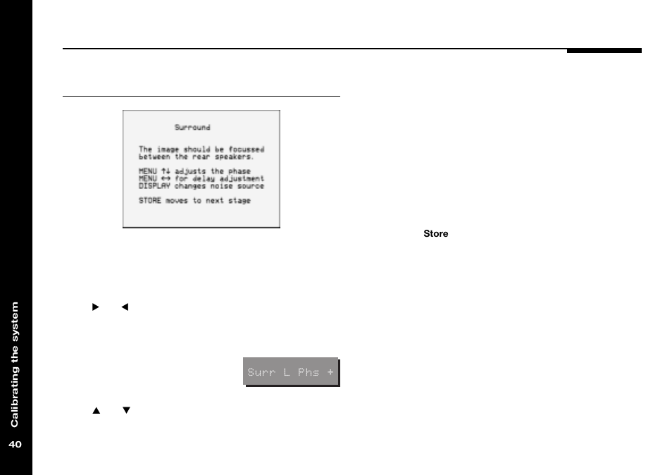 Surround | Meridian Audio 565 User Manual | Page 44 / 66