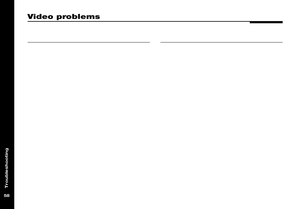 Video problems, Troubleshooting, Poor picture quality | Meridian Audio 565 User Manual | Page 62 / 66