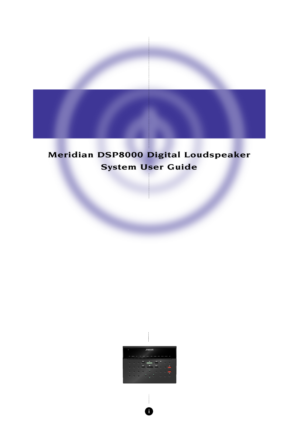 Meridian Audio 8000 User Manual | Page 2 / 45