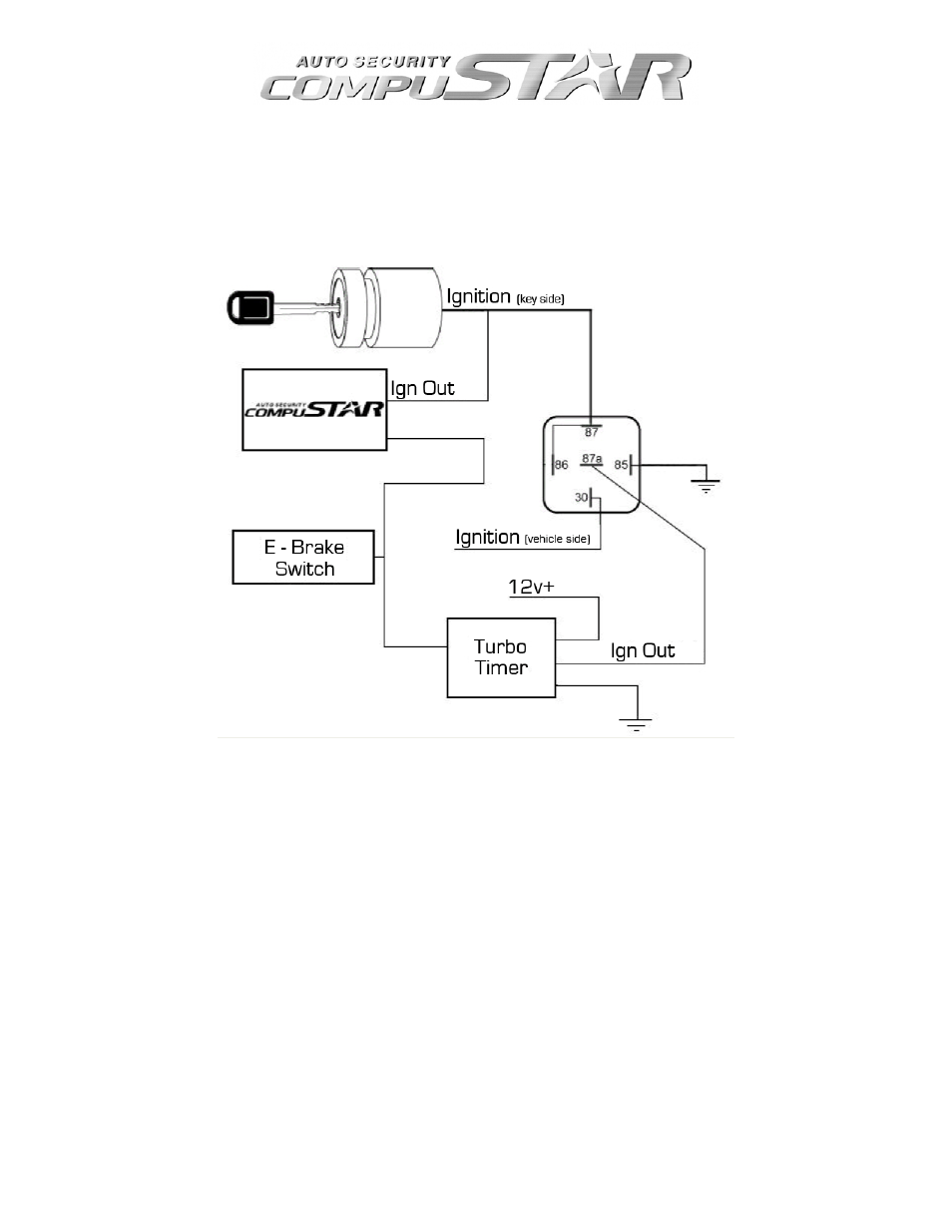 Aftermarket turbo timer with parking brake trigger | Firstech, LLC. CM4200 User Manual | Page 70 / 80