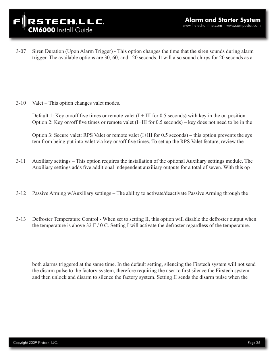 Cm6000 install guide | Firstech, LLC. RF-2W900FM-5PT User Manual | Page 26 / 35