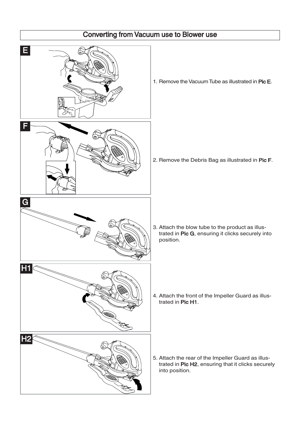 Ef g h2 | Flymo Twister 2000 User Manual | Page 5 / 8