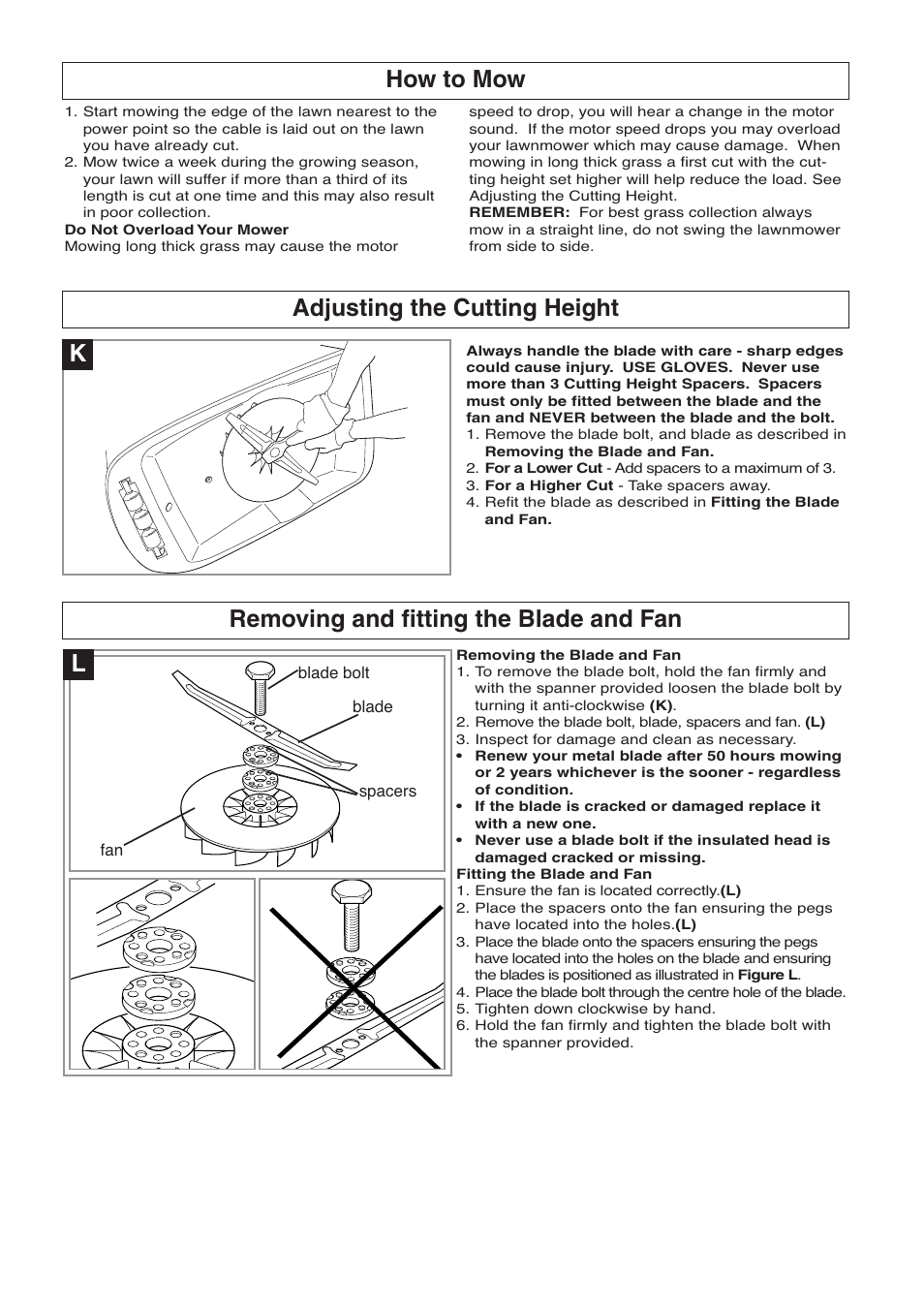 How to mow | Flymo VISION COMPACT 330 User Manual | Page 5 / 9