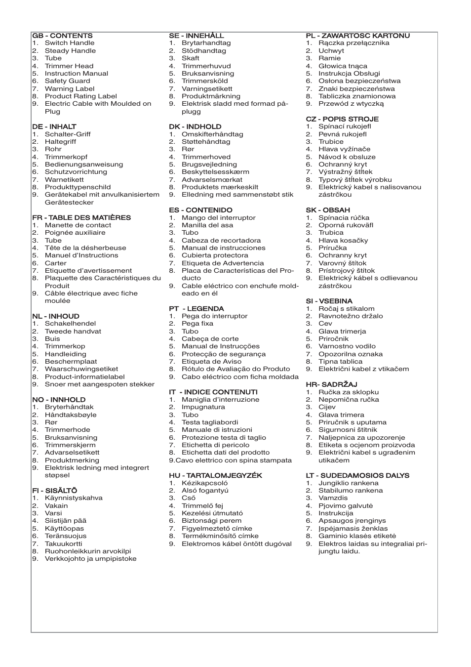 Flymo 600 HD User Manual | Page 4 / 80