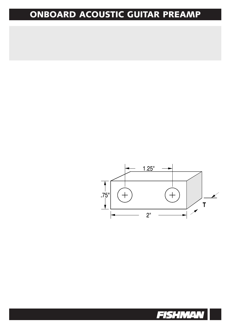 Onboard acoustic guitar preamp, Fig. 1 | Fishman ABGP User Manual | Page 3 / 8