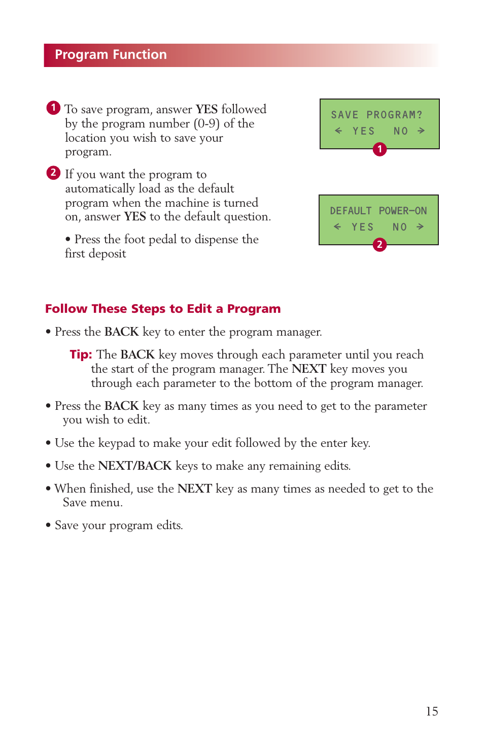 Program function | Fishman AIRFREE LDS9000 User Manual | Page 15 / 32