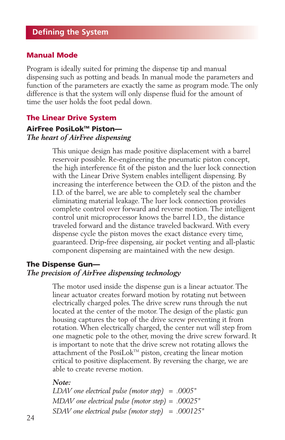 Defining the system | Fishman AIRFREE LDS9000 User Manual | Page 24 / 32