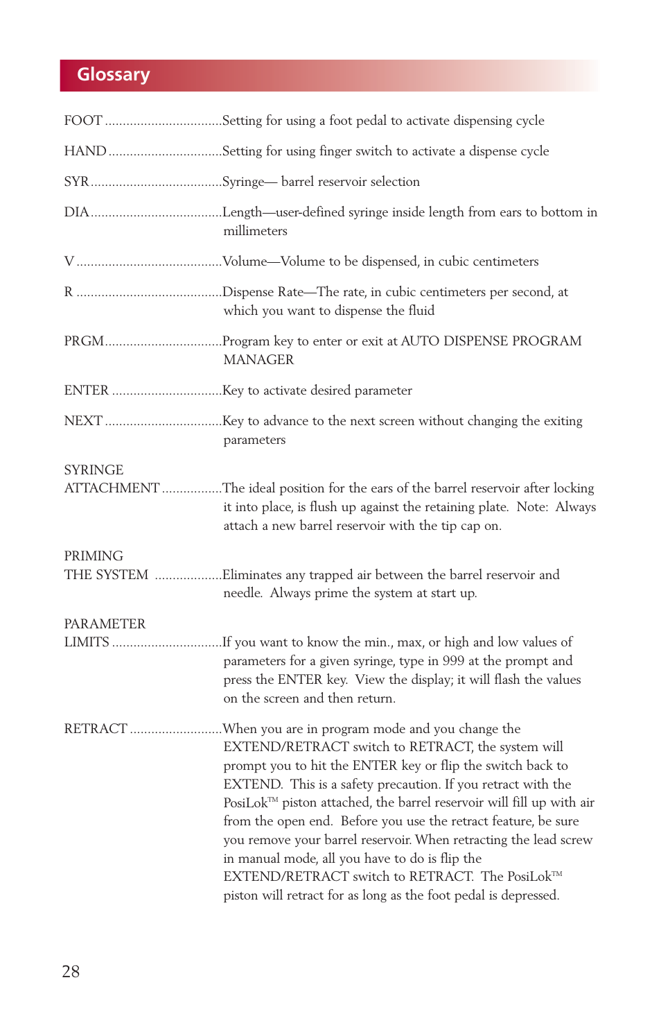 Glossary | Fishman AIRFREE LDS9000 User Manual | Page 28 / 32