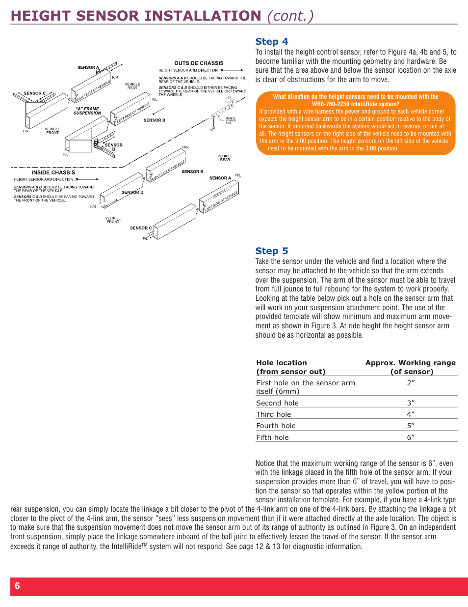 Height sensor installation (cont.) | Firestone Intelli Ride 2230 User Manual | Page 10 / 20