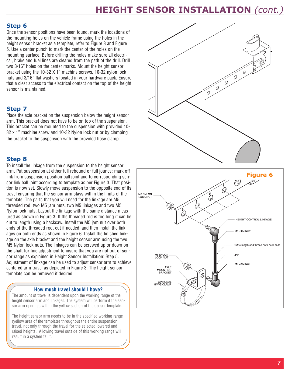 Height sensor installation (cont.) | Firestone Intelli Ride 2230 User Manual | Page 11 / 20