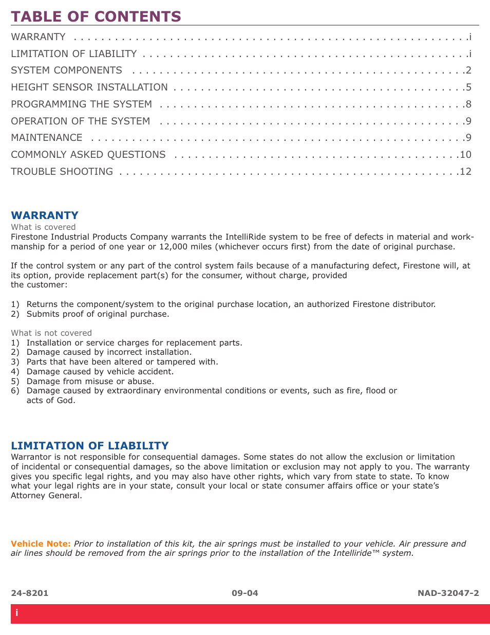 Firestone Intelli Ride 2230 User Manual | Page 2 / 20