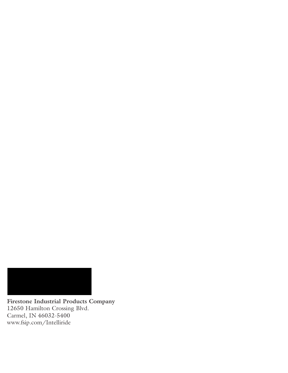 Firestone Intelli Ride 2230 User Manual | Page 20 / 20