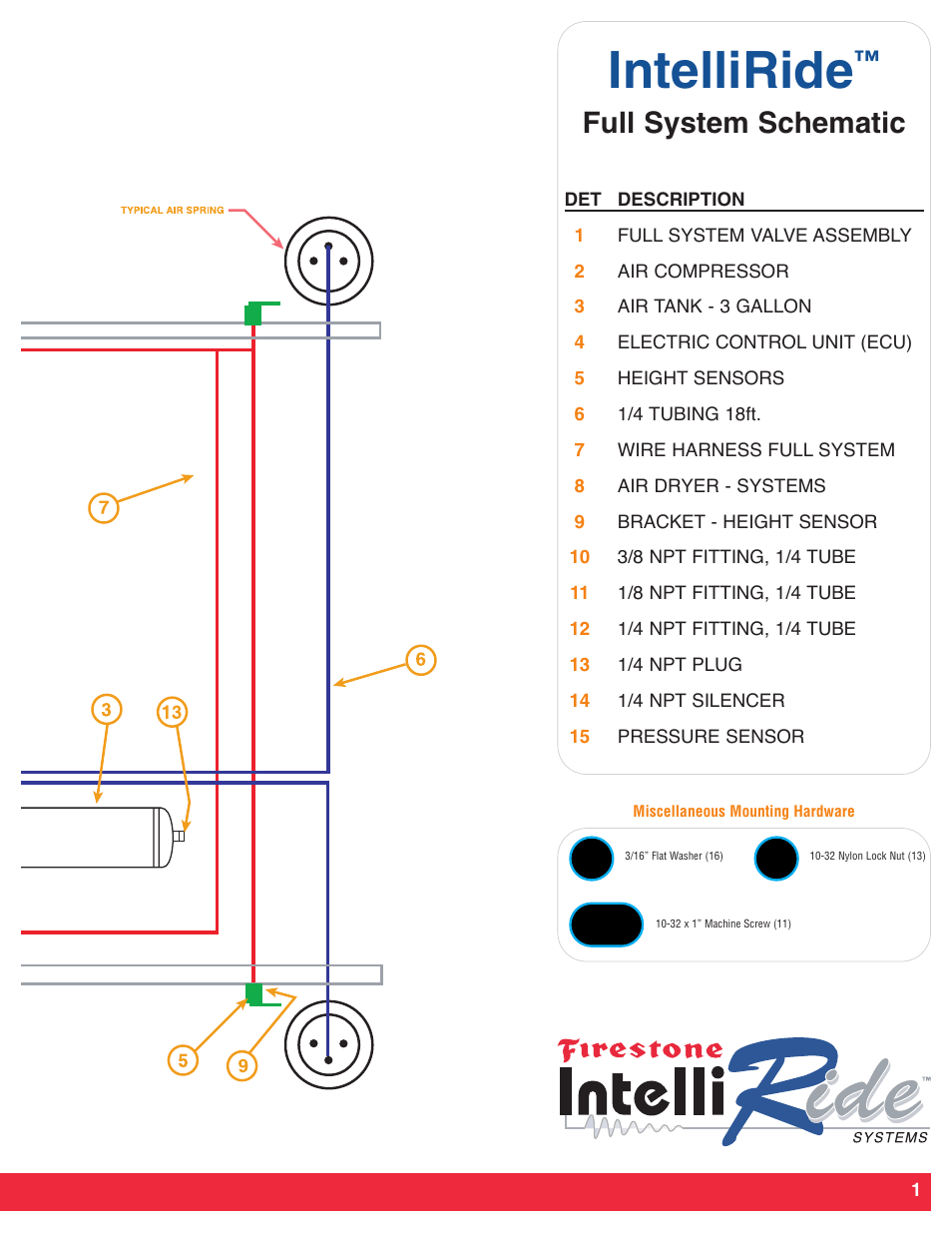 Intelliride, Full system schematic | Firestone Intelli Ride 2230 User Manual | Page 5 / 20