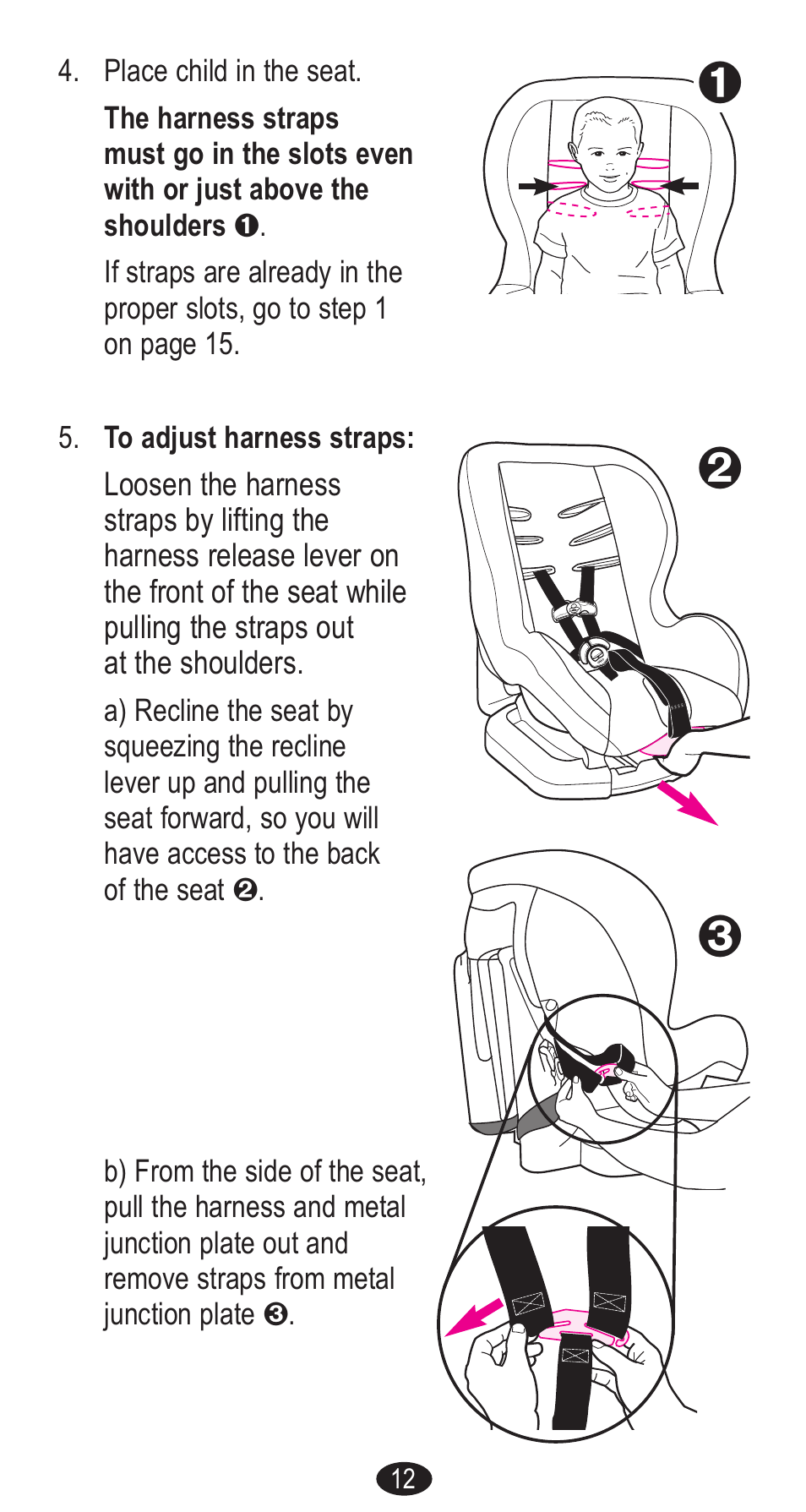 Graco Forward Facing Child Restraint User Manual | Page 12 / 76