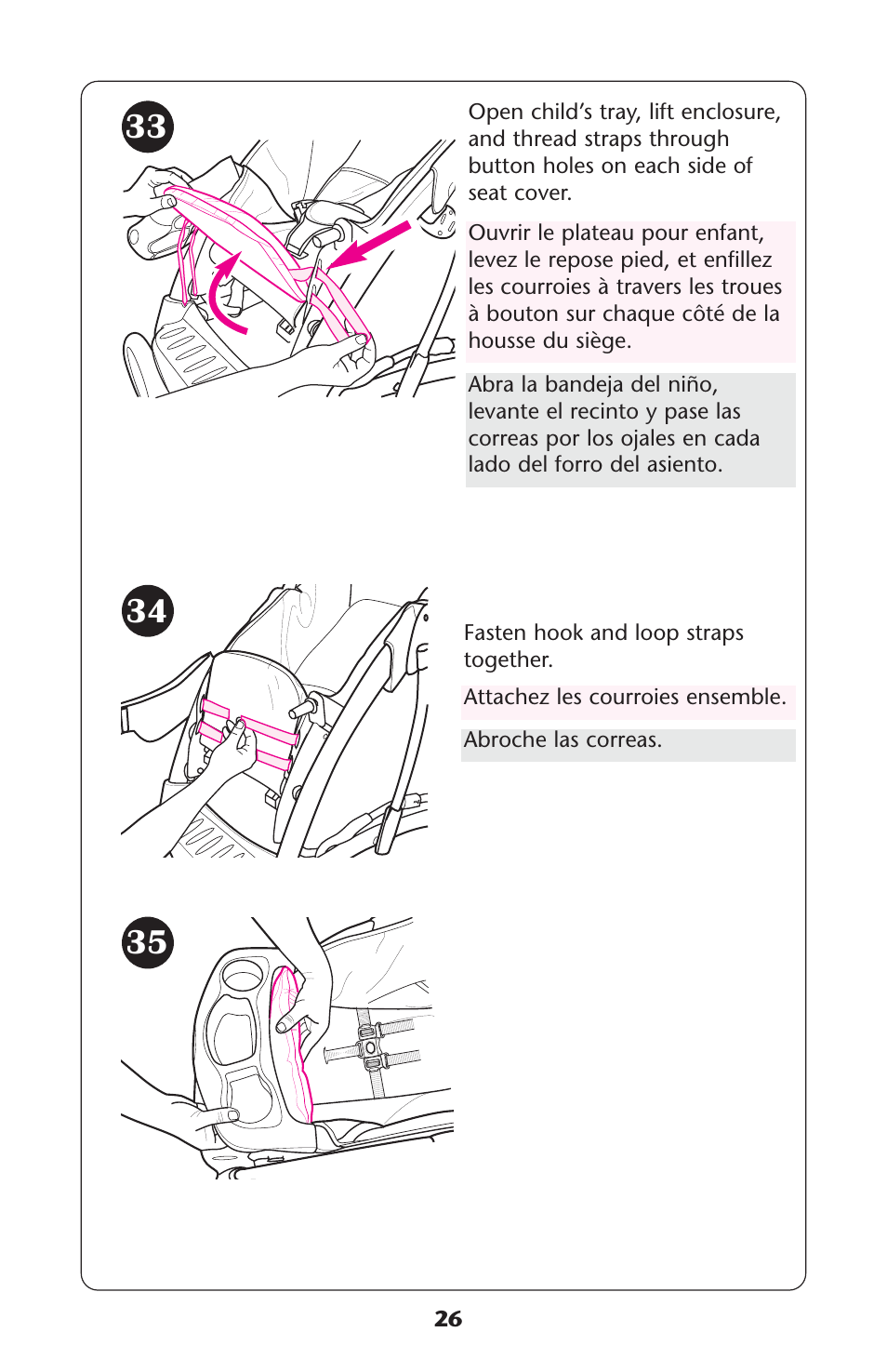 Graco Quattro Tour 1749531 User Manual | Page 26 / 128