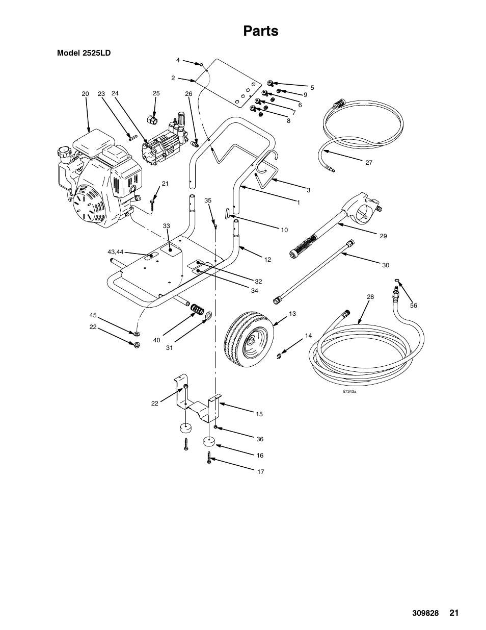 Parts | Graco 249065 User Manual | Page 21 / 28